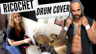 WWE RICOCHET THEME DRUM COVER [upl. by Annaer]