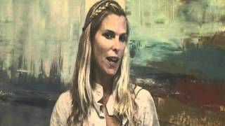 Zoe Pennebaker Breens Art Show at the Crazy Monkey Gallery on VVHTV [upl. by Asim]