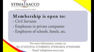 STIMA SACCO MEMBERSHIP YOU CAN JOIN TODAY [upl. by Namaj]