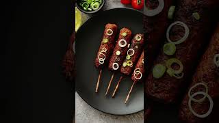 Turkey kebab decorated with fresh onion dinner meal foodie kebab [upl. by Wendel]