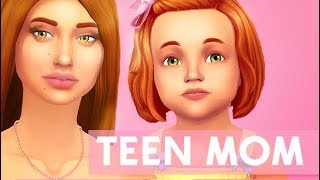 TEEN PARENT  THE SIMS 4  CREATE A SIM [upl. by Cardon]