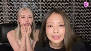 ENG SUB BLACKPINK ROSE AND JENNIE LIVE ON WEVERSE ANNIVERSARY 6Th💜💜vlive [upl. by Kohler]