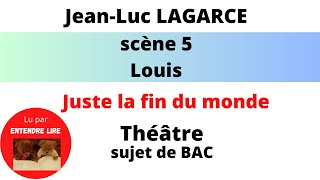 « Juste la fin du monde »  JeanLuc LAGARCE scène 5 [upl. by Aneetsirhc]