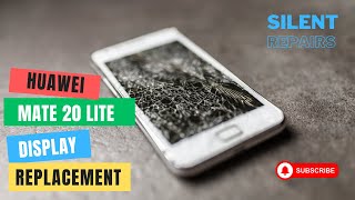 HUAWEI Mate 20 Lite  Screen repair  Display replacement  Repair video [upl. by Fabozzi742]