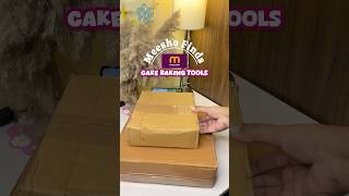 Meesho Cake baking tools  cake decorating kit  cake pans meeshofinds unboxing shorts [upl. by Adnana]