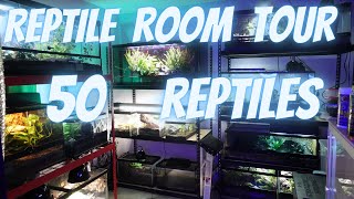 Reptile Room Tour 07212023 [upl. by Htebsle]