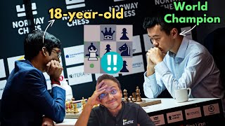 Shocking turnaround in one move  Praggnanandhaa vs Ding Liren  Norway Chess 2024 [upl. by Eremihc887]