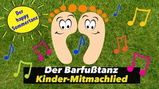 SOMMERTANZ  DER BARFUßTANZ  Kindertanz  Kita  Kindermusik  Simone Ludwig  Floh im Ohr TV [upl. by Luy567]