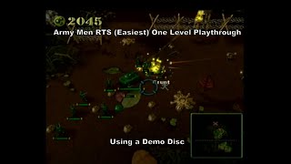 Ps2 Demo Disc 23 Army Men RTS One Level Playthrough D Playstation Sony Ps2 Demo DemoDisc [upl. by Howlan761]