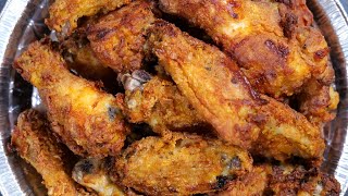 Southern Style Fried Chicken Wings  Air Fryer Recipe  raymackstyle [upl. by Ylicis83]