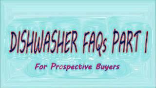 FAQs on Dishwasher for Indian usage Part 1 [upl. by Isidore]