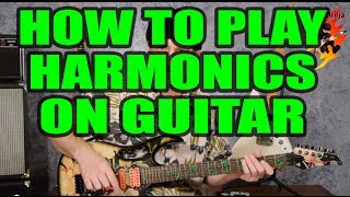 How to Play Harmonics on Guitar [upl. by Dolf]