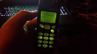 Sending SMS Text on a Nokia 5190  5110 [upl. by Eenaffit]