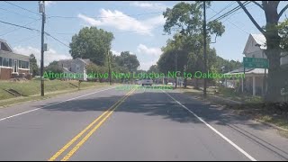 NORTH CAROLINA BACKROADS  Afternoon drive New London NC to Oakboro NC on country roads  ASMR [upl. by Aneroc]