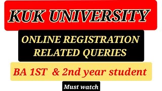 Kuk Online Exam registration Full process kukupdate kukuniversity kukonlineexam [upl. by Ysied124]