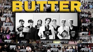 BTS 방탄소년단 Butter MV Reaction Mashup 4K [upl. by Ecinuahs157]