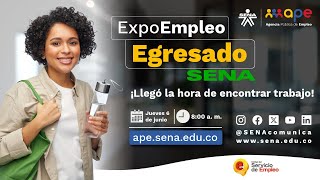 EXPO EMPLEO EGRESADOS SENA [upl. by Thomasin879]