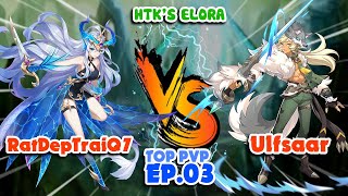 Eloras Raid Top PvP Ep03  RatDepTraiQ7 vs Ulfsaar  Water 7m7 vs Wind 8m4  Top PvP Ep03 [upl. by Anitsuj575]