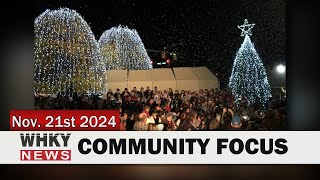 GRANITE FALLS CHRISTMAS TREE LIGHTING SET FOR 1125  WHKY News  Community Focus Thur 112124 [upl. by Ddat]