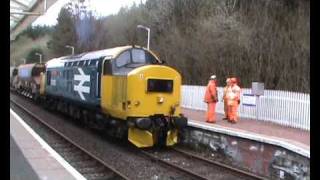 37425 6K20 Mossend  Dalmally  Taynuilt  Mossend Ballast Working [upl. by Niawd]