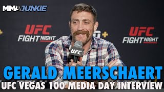 Gerald Meerschaert Eager to Spoil Dangerous Reinier de Ridders Debut  UFC Vegas 100 [upl. by Annoj734]