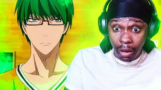 MIDORIMA DOESNT MISS Kuroko No Basket Episode 67 Reaction [upl. by Ayyidas]