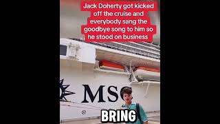 Jack Doherty Famous Tik Tok You Tuber got kicked off our ship ps follow me tooooo I’m a comic [upl. by Ciri244]