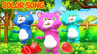 Color Song  Learn Colors with Animals  Nursery Rhymes amp Kids Songs  WhizKid Wonders [upl. by Dempstor]