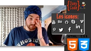 Comment créer un site web TUTO HTML Insérer Font Awesome Icons [upl. by Marston415]