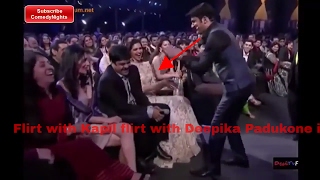 Kapil Sharma Best Comedy and flirt with Deepika Padukone in Awards Show [upl. by Aihseym]