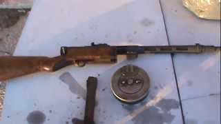 Finnish M31 Suomi 9mm rifle with 36 round stick magazine [upl. by Sand]