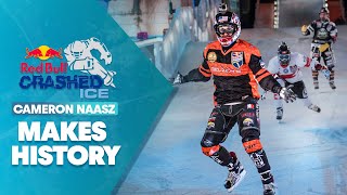 Cameron Naasz Makes History In Canada  Mens Final  Red Bull Crashed Ice 2017 [upl. by Adneral]