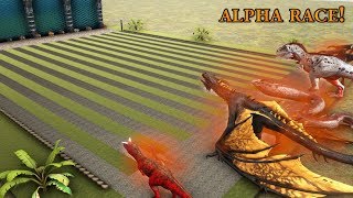 Alpha Predators Speed Battle  Which one is ARKs FASTEST ALPHA Creature  Cantex [upl. by Jonathan911]