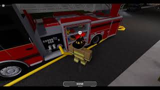 Roblox Maple County Fairfield fire department l am at the housing suburbs we putting out the fire [upl. by Ramled788]