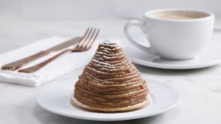 The Most Delicious Chestnut Dessert Mont Blanc [upl. by Fauman]