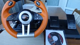 SpeedLink DRIFT OZ Racing Wheel PC [upl. by Anialahs262]