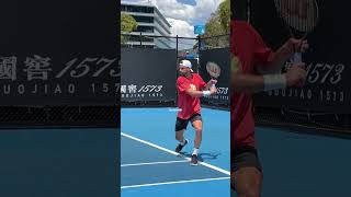 GRIGOR DIMITROV Backhand in SlowMotion 💥🎾 Dimitrov Shorts [upl. by Lytsirk]