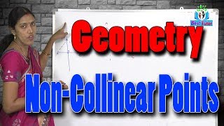 Geometry  How Many Circles Drawn through 3 NonCollinear Points   Best Tutor [upl. by Ahtebbat881]