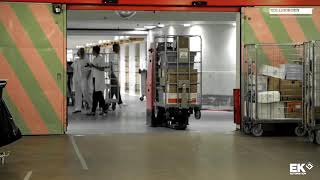 Transportrobotik im Krankenhaus Health Care  Automated Guided Vehicle AGV by EK AUTOMATION [upl. by Landes510]