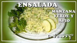 ENSALADA DE MANZANA VERDE Y APIO [upl. by Witty951]