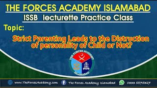 ISSB Lecturette Practice Class Practice complete Topic Explained  The Forces Academy Islamabad [upl. by Lucchesi229]