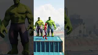 GTA 5 Epic Spiderman Ragdolls  Jumps  Fails shorts short spiderman viral spider follow [upl. by Cristobal333]