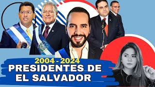 😱 PRESIDENTES de El Salvador 2004 al 2024 🔥 [upl. by Editha]