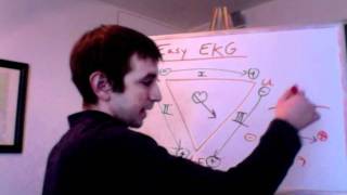 Easy EKG for Beginners Including Einthovens Triangle and Basic Cardiology [upl. by Griffiths]