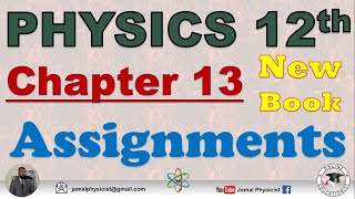 Solved Assignments Chapter 13 Electromagnetism  2nd Year Physics  UrduHindi [upl. by Lisabeth]