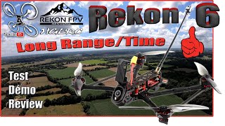 Rekon 6 HGLRCRekonFPV  Review Test Démo  Polyvalent et Endurant [upl. by Niknar]