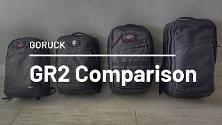 Goruck DYNEEMA GR2 34L Review  One Bag Travel Legend 26L  40L  Heritage  Ripstop Comparison [upl. by Adria10]