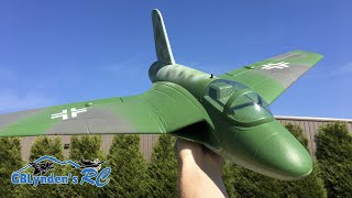 The Fast amp Fun Freewing Lippisch P15 64mm EDF Jet Flight In Wind [upl. by Juta]