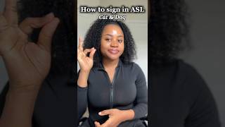 ASL animals How to sign “cat” and “dog” in asl [upl. by Iztim]