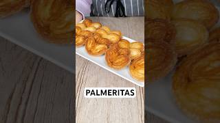 PALMERITAS de Hojaldre receta 2ingredientes [upl. by Ahseirej549]